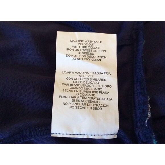 Sequin Hearts Women’s Dress Size 3 Sleeveless Chevron Design BlueTeal BeigeCoral - Picture 7 of 8